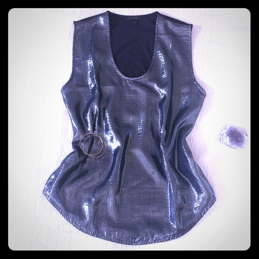 J Crew  |  silk tank